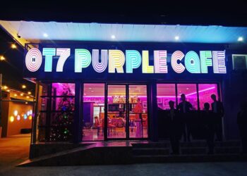 OT7 Purple Café : BTS-themed café in Pampanga
