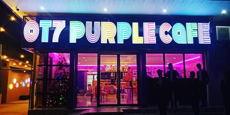 OT7 Purple Café : BTS-themed café in Pampanga