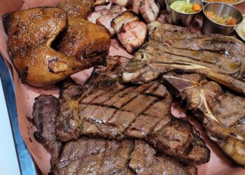 YJ Barbecue & Steak House: Meat Your Expectations and Conquer the Giant Burger Cake